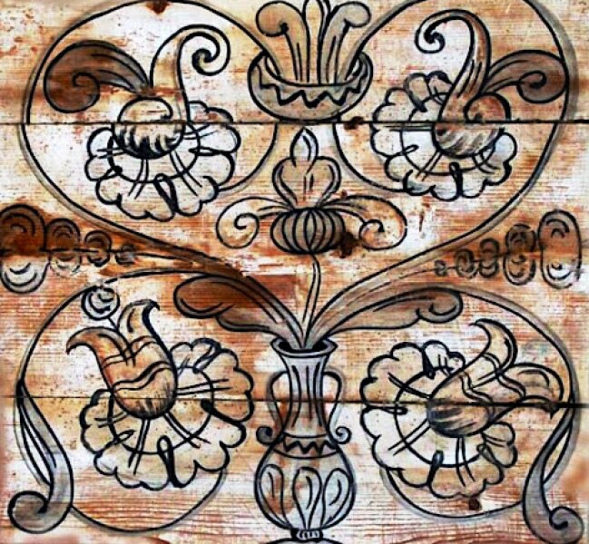 "Dunapartján nevelkedik tulipán."