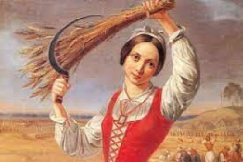 Az aratás királynéja, az eljövendő Élet reménysége...